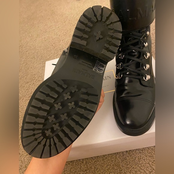 BALMAIN Ranger cartel combat boots with detachable strap - Picture 2 of 7